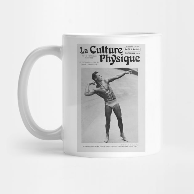 La Culture Physique - Vintage Physique Muscle Male Model Magazine Cover by SNAustralia